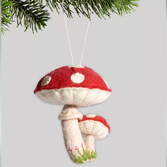 Madewell Other - Madewell Craftspring Felt Mushroom Ornament